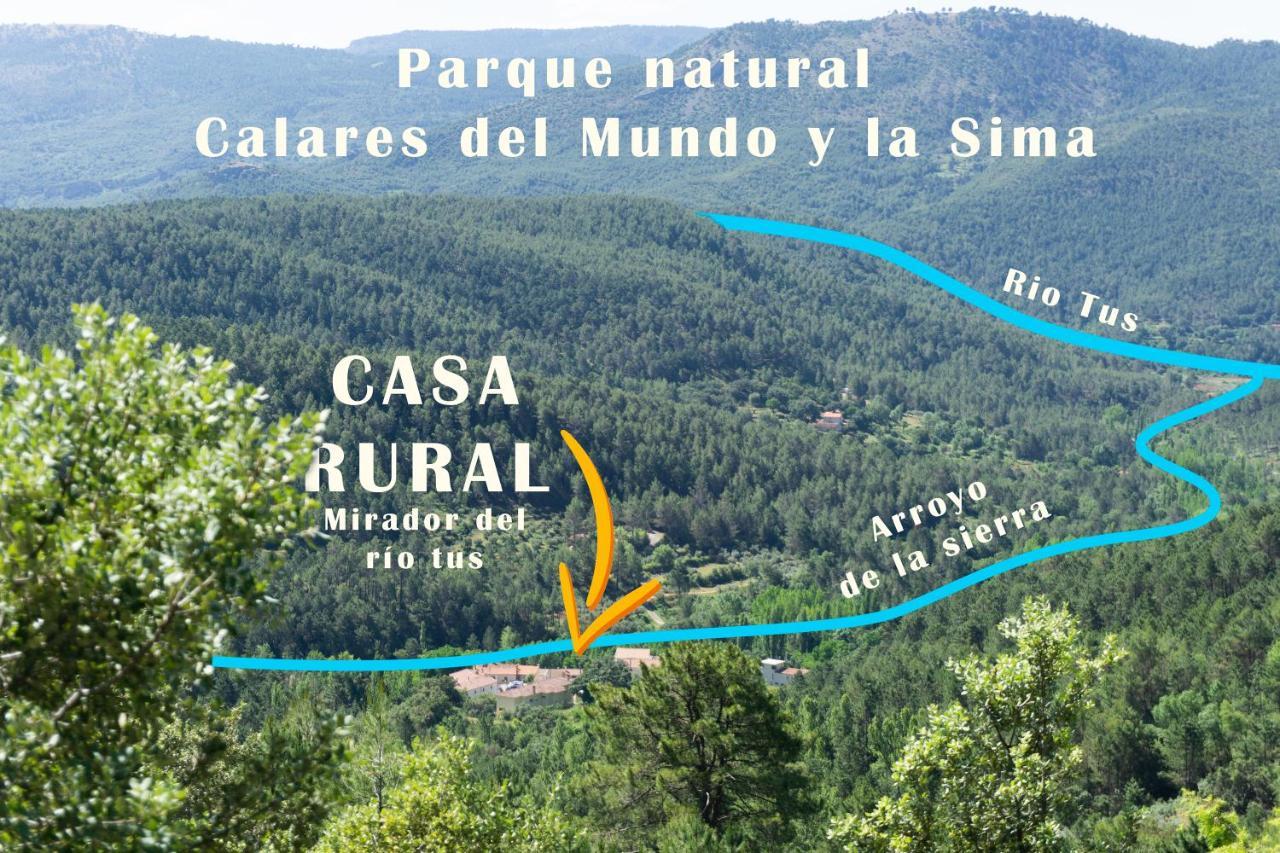 Casa Rural Mirador Del Rio Tus, En Йесте Экстерьер фото